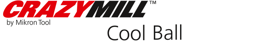 MikronTool Products CrazyMill Cool Ball Logo
